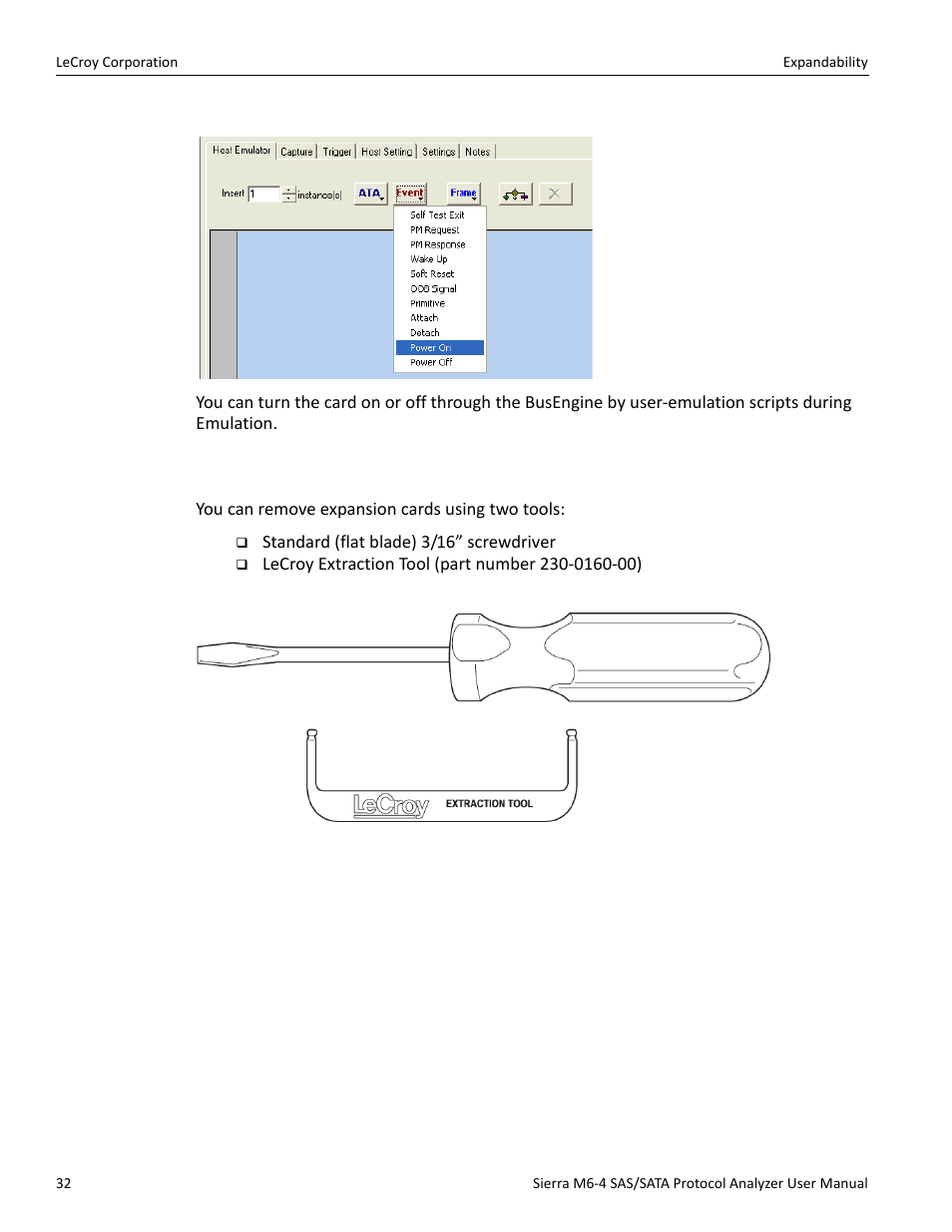 Removing expansion cards | Teledyne LeCroy STX M6-1 SAS_SATA Protocol Analyzer User Manual User Manual | Page 34 / 468