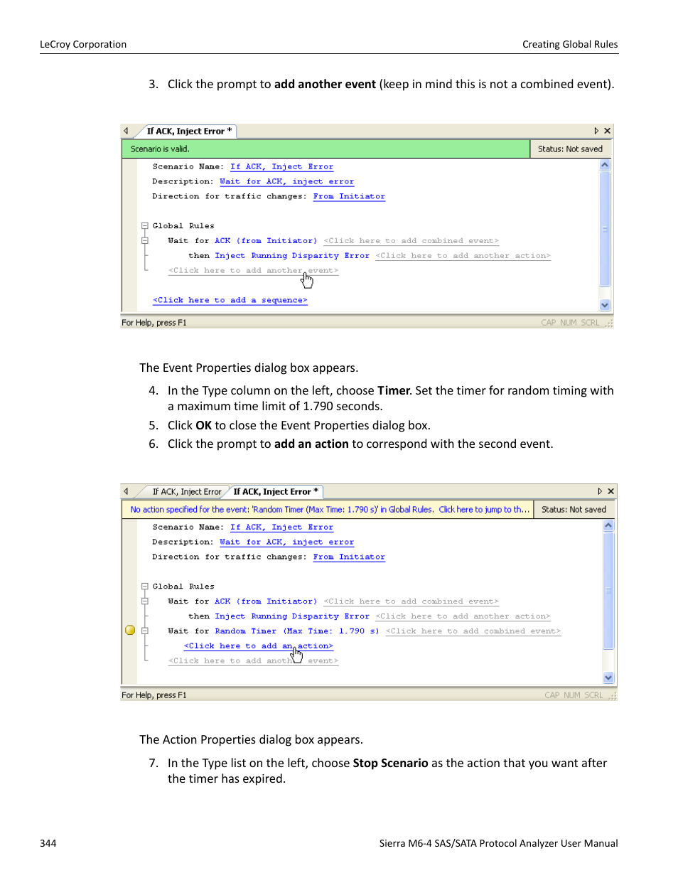Teledyne LeCroy STX M6-1 SAS_SATA Protocol Analyzer User Manual User Manual | Page 346 / 468