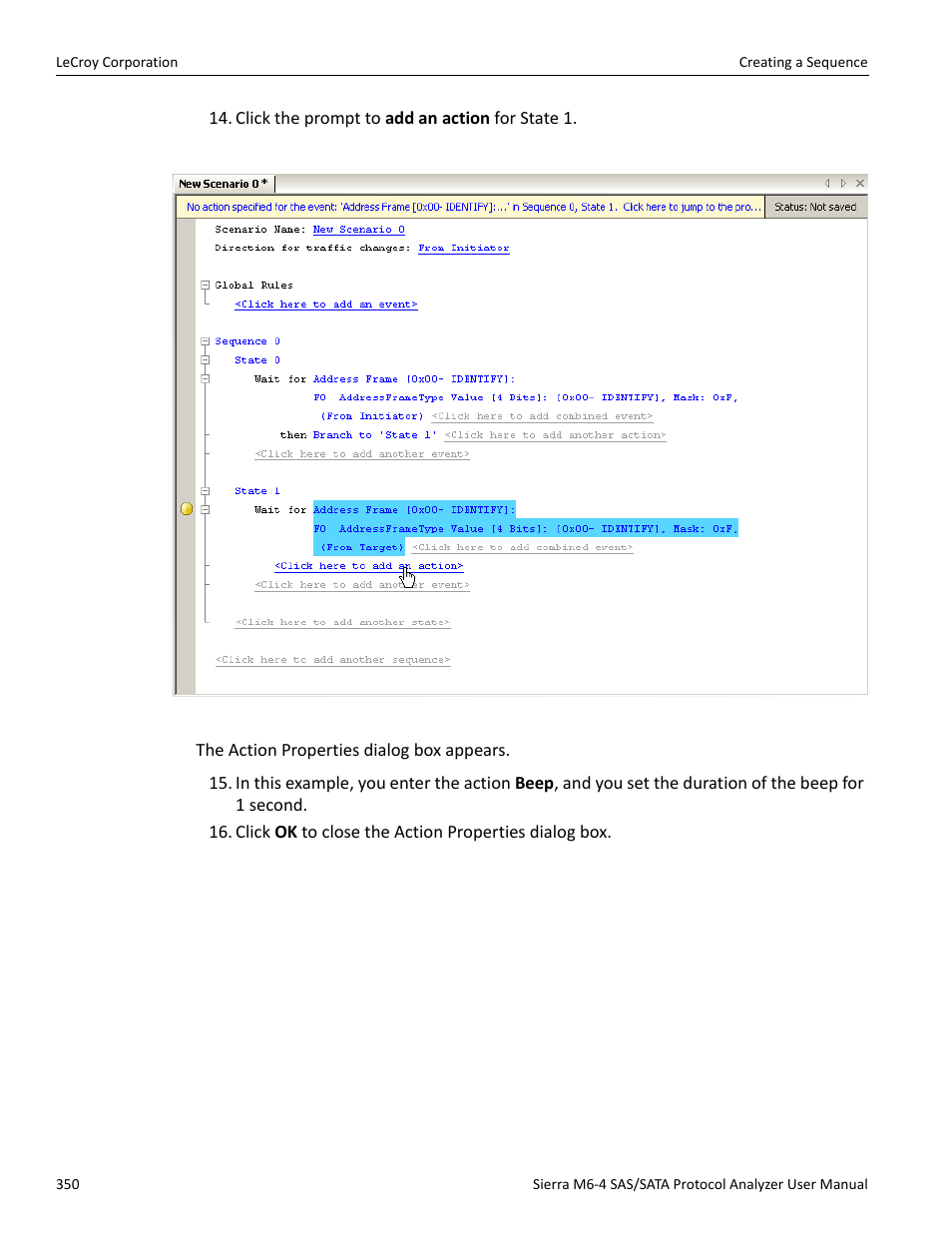 Teledyne LeCroy STX M6-1 SAS_SATA Protocol Analyzer User Manual User Manual | Page 352 / 468
