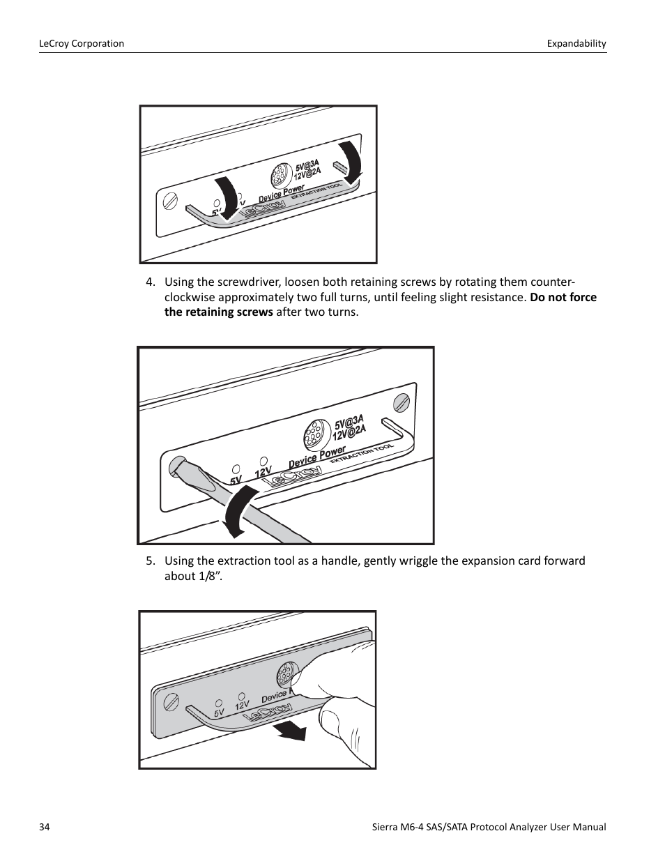 Teledyne LeCroy STX M6-1 SAS_SATA Protocol Analyzer User Manual User Manual | Page 36 / 468