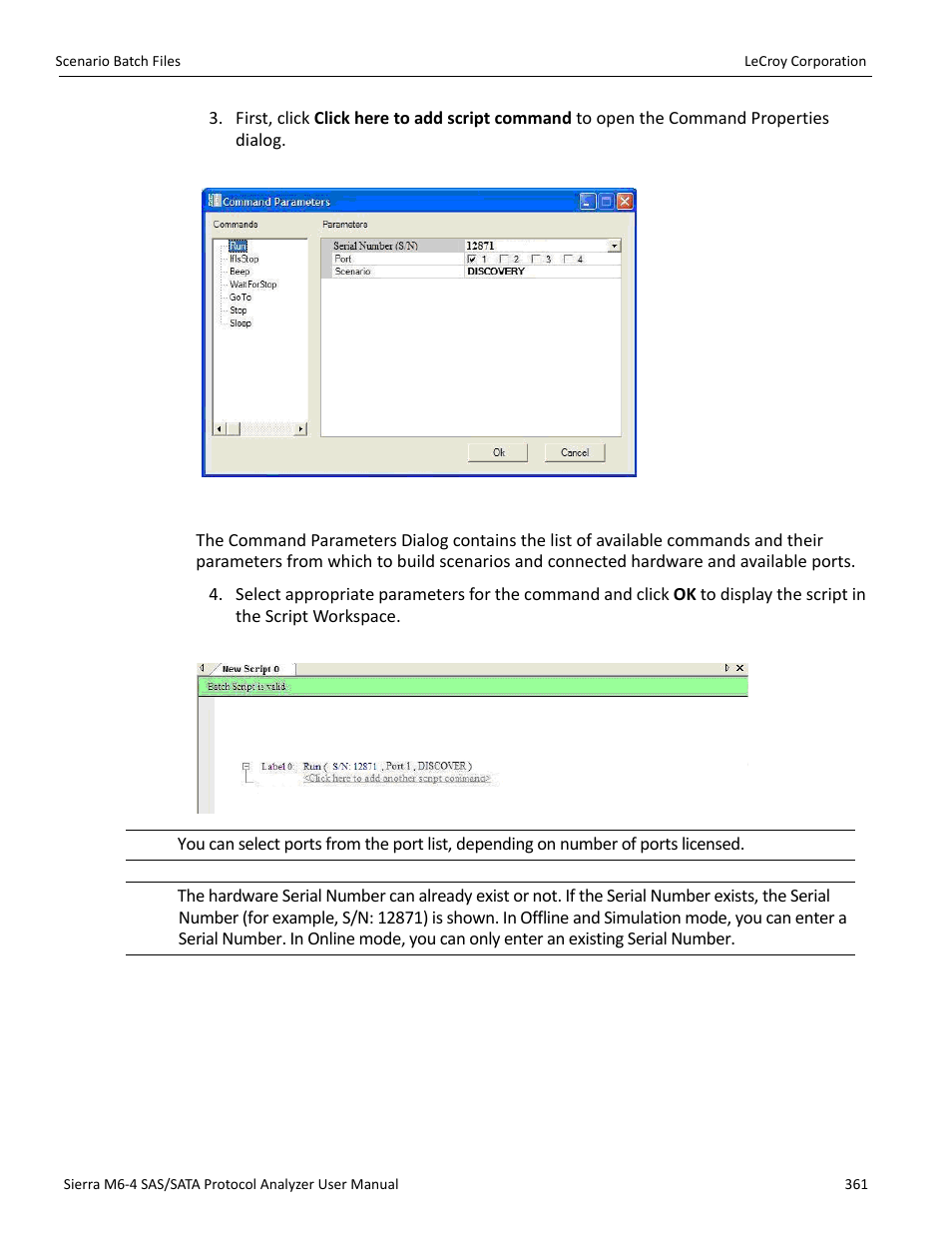 Teledyne LeCroy STX M6-1 SAS_SATA Protocol Analyzer User Manual User Manual | Page 363 / 468
