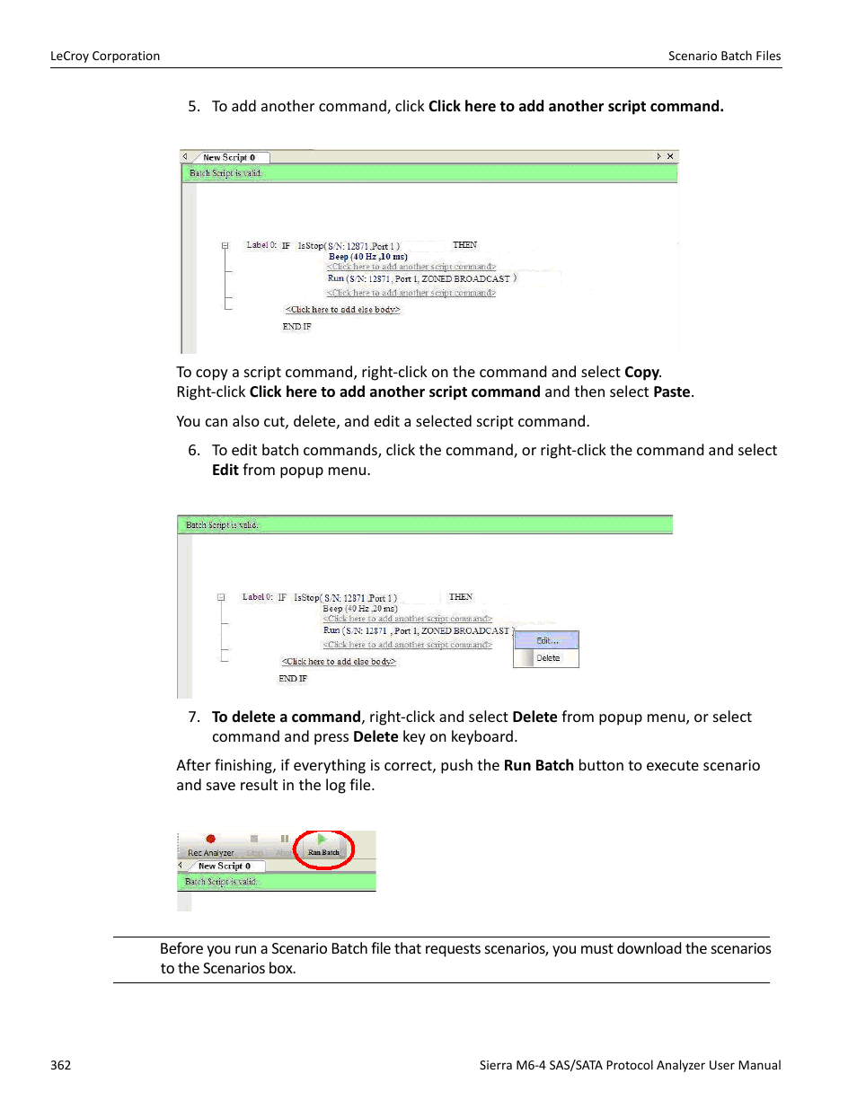 Teledyne LeCroy STX M6-1 SAS_SATA Protocol Analyzer User Manual User Manual | Page 364 / 468