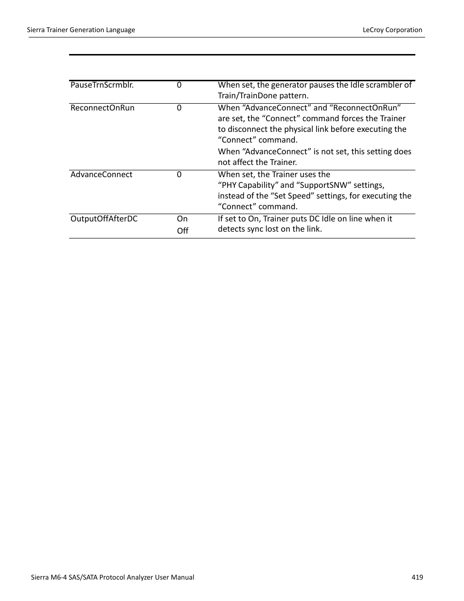Teledyne LeCroy STX M6-1 SAS_SATA Protocol Analyzer User Manual User Manual | Page 421 / 468