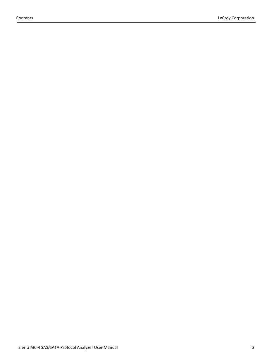 Teledyne LeCroy STX M6-1 SAS_SATA Protocol Analyzer User Manual User Manual | Page 5 / 468