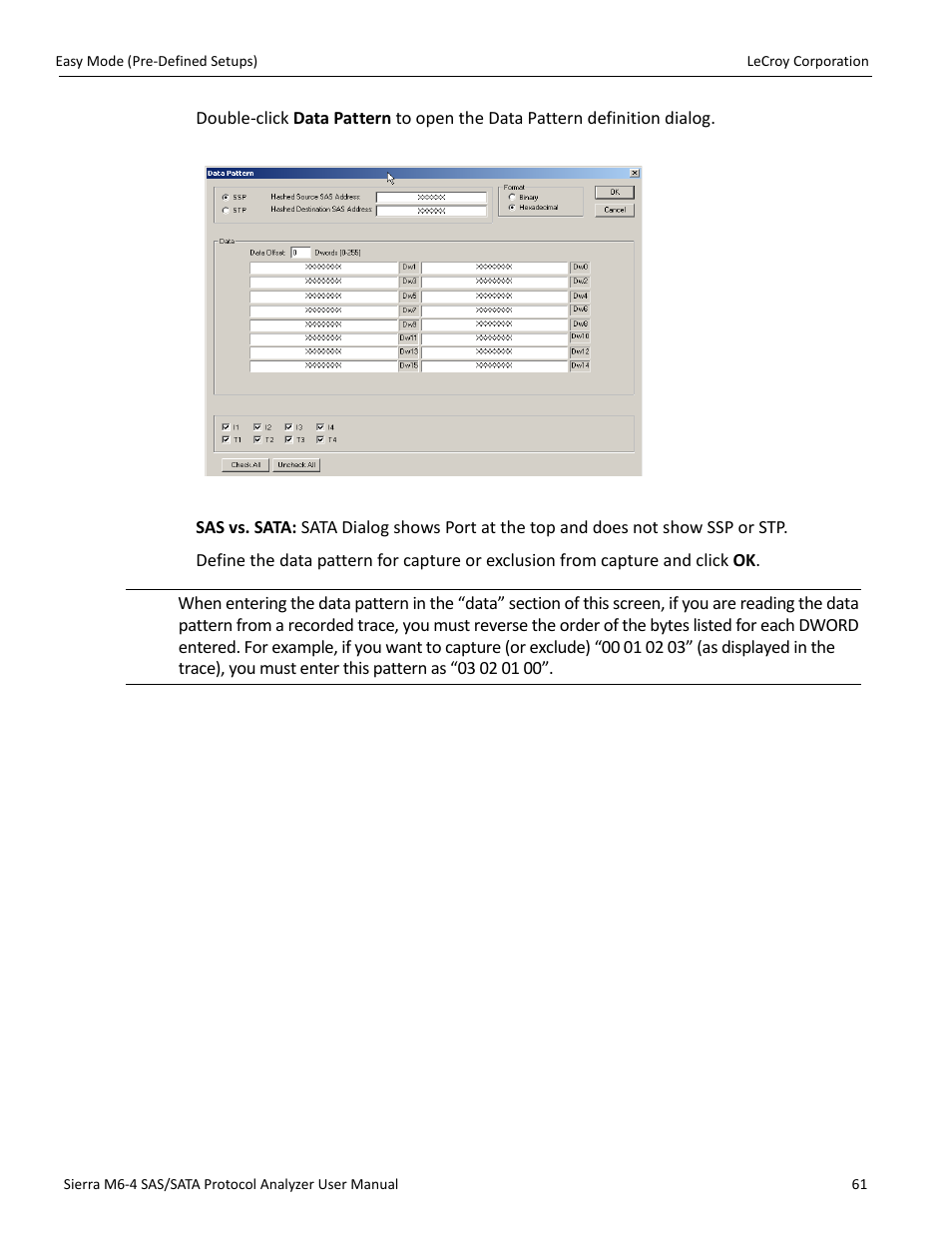 Teledyne LeCroy STX M6-1 SAS_SATA Protocol Analyzer User Manual User Manual | Page 63 / 468