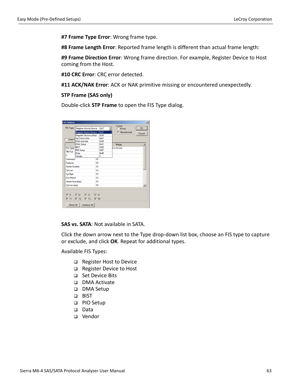 Teledyne LeCroy STX M6-1 SAS_SATA Protocol Analyzer User Manual User Manual | Page 65 / 468