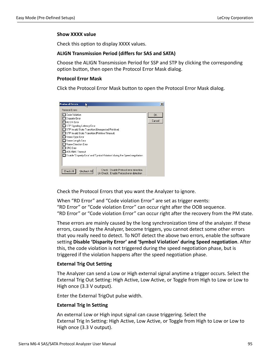 Teledyne LeCroy STX M6-1 SAS_SATA Protocol Analyzer User Manual User Manual | Page 97 / 468