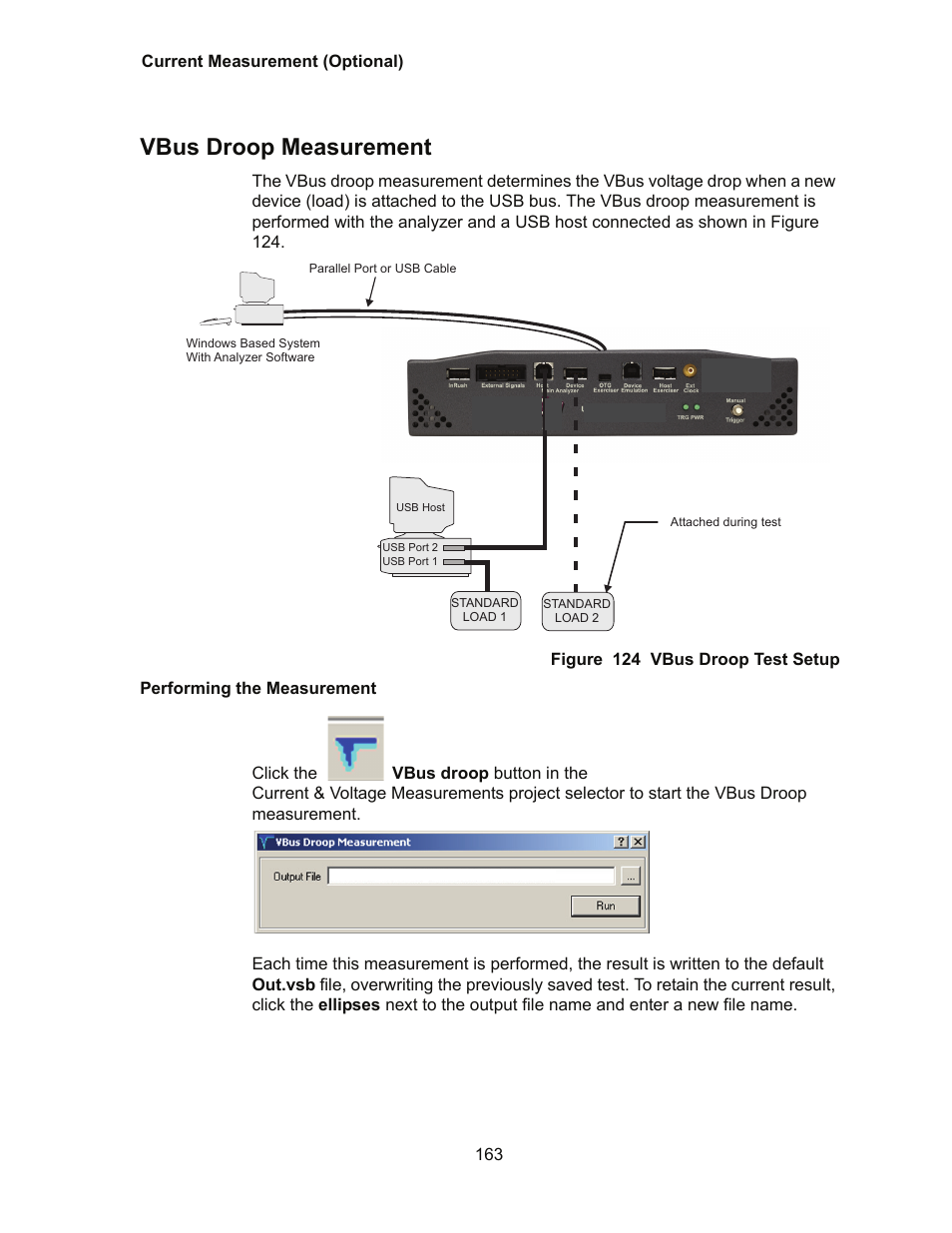 Vbus droop measurement | Teledyne LeCroy Conquest User Manual - Users Manual User Manual | Page 173 / 258