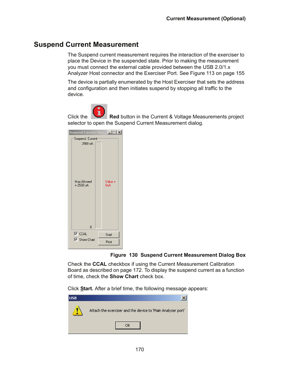 Suspend current measurement | Teledyne LeCroy Conquest User Manual - Users Manual User Manual | Page 180 / 258