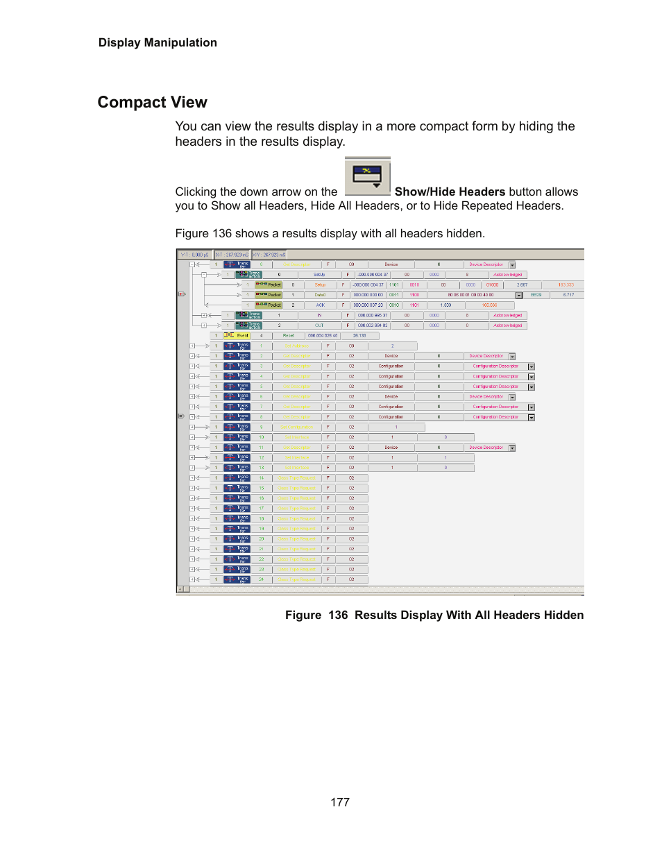 Compact view | Teledyne LeCroy Conquest User Manual - Users Manual User Manual | Page 187 / 258