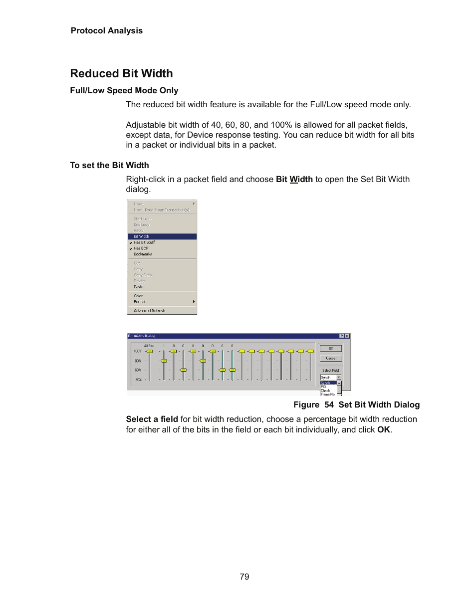 Reduced bit width | Teledyne LeCroy Conquest User Manual - Users Manual User Manual | Page 89 / 258
