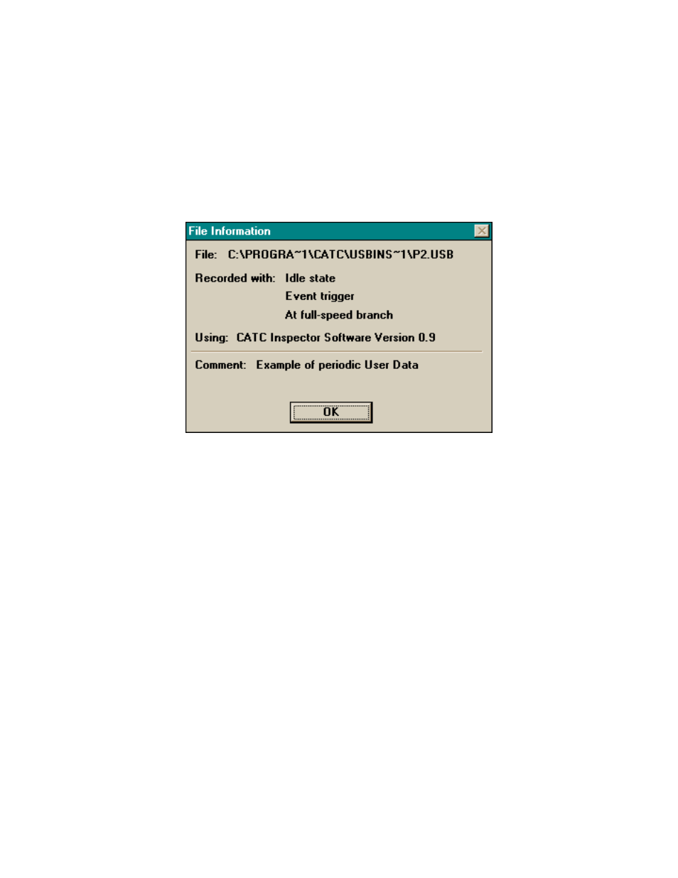 6 the report menu, 1 file information | Teledyne LeCroy Detective - Users Manual User Manual | Page 28 / 56