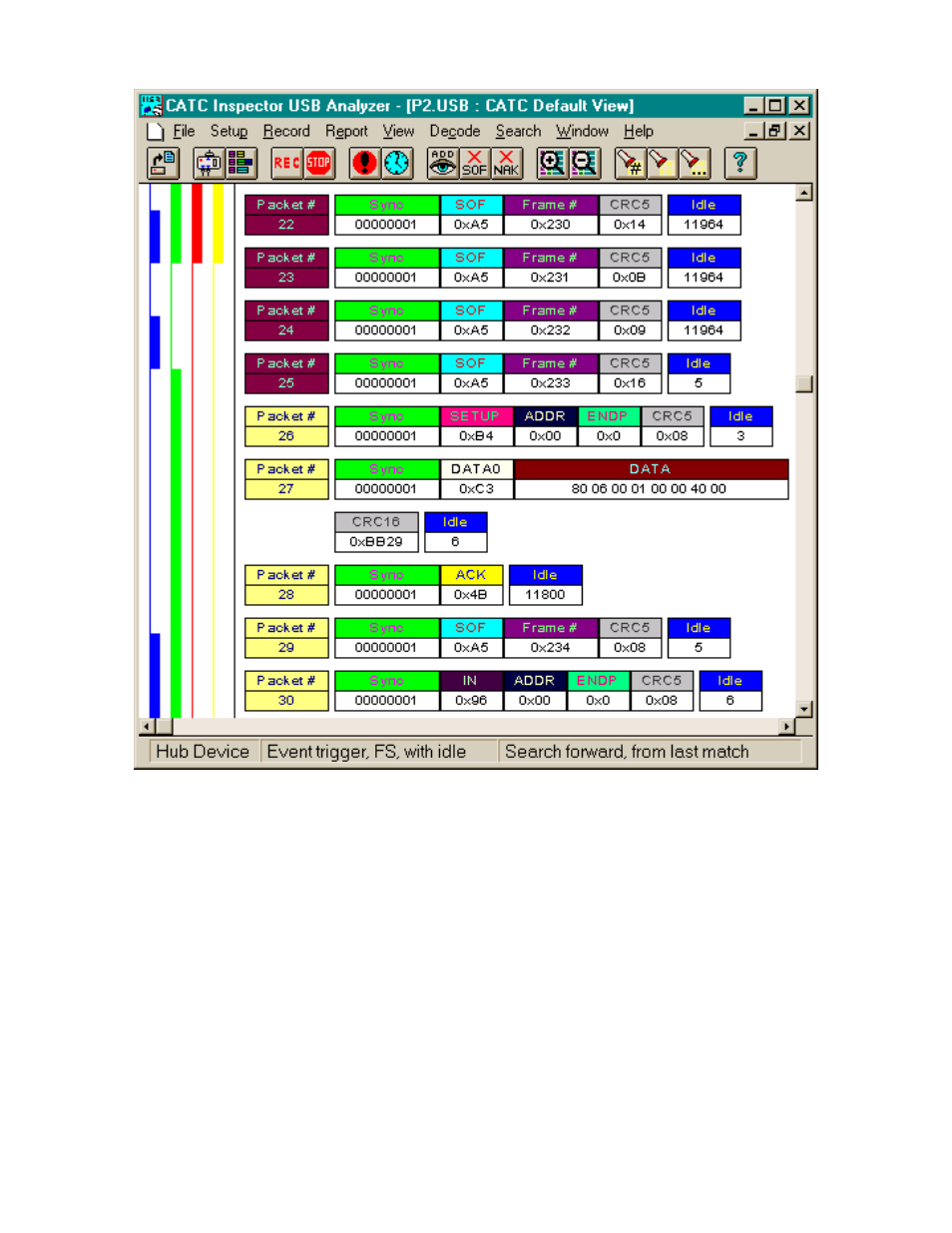 1 the status bar | Teledyne LeCroy Inspector - Users Manual User Manual | Page 17 / 64