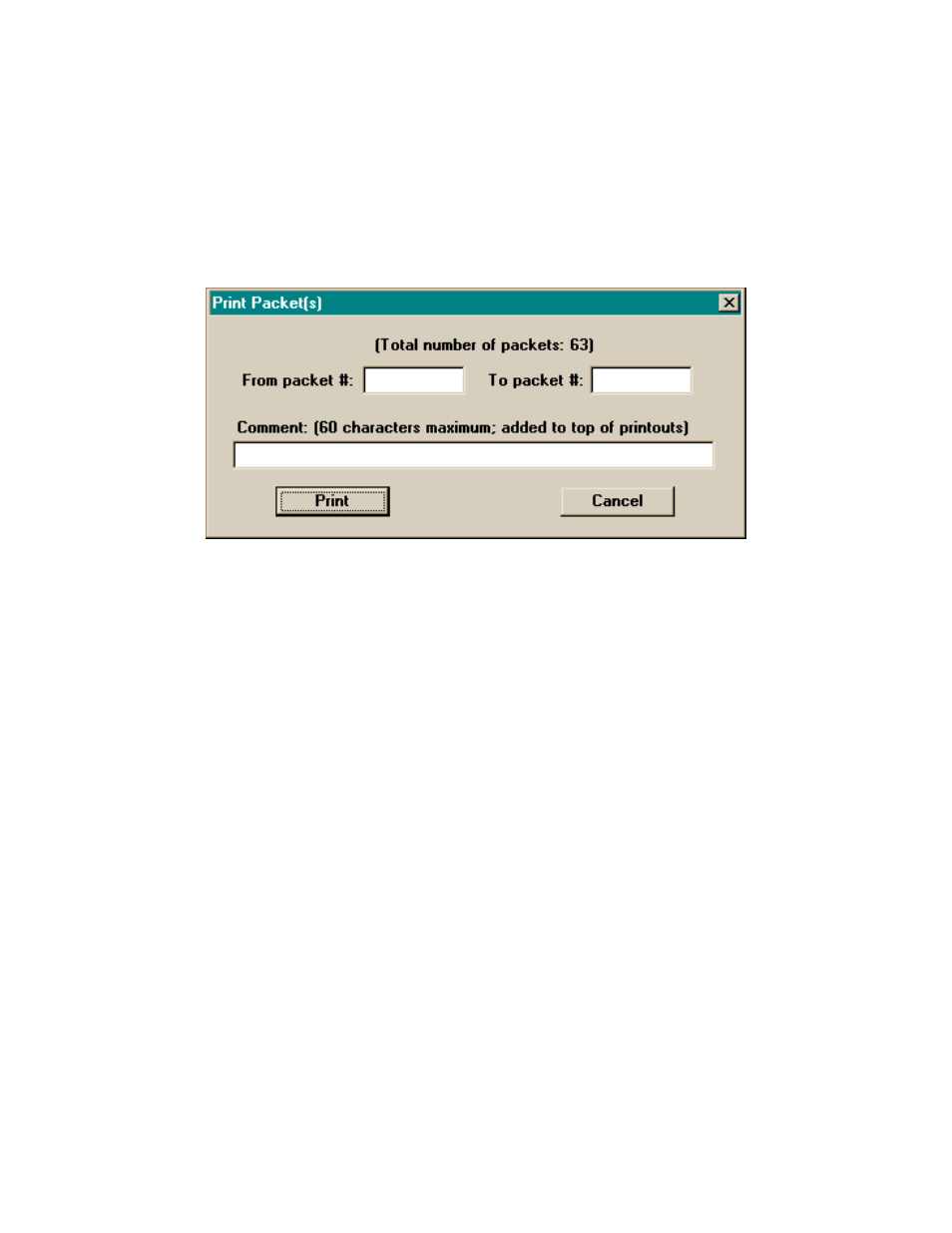 6 printer setup, 7 print, 8 exit | Teledyne LeCroy Inspector - Users Manual User Manual | Page 21 / 64