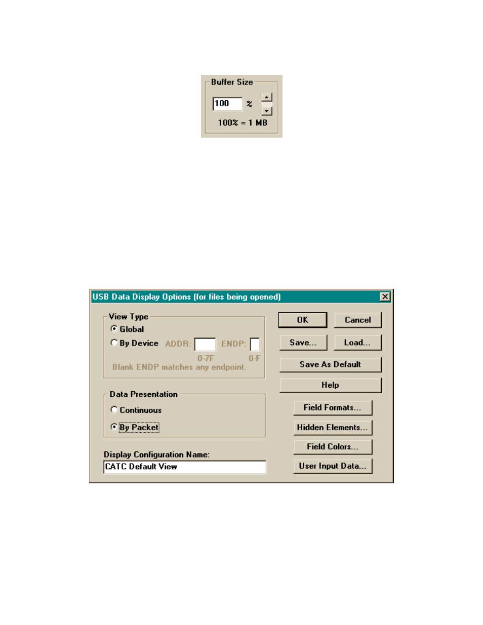 2 display options | Teledyne LeCroy Inspector - Users Manual User Manual | Page 30 / 64