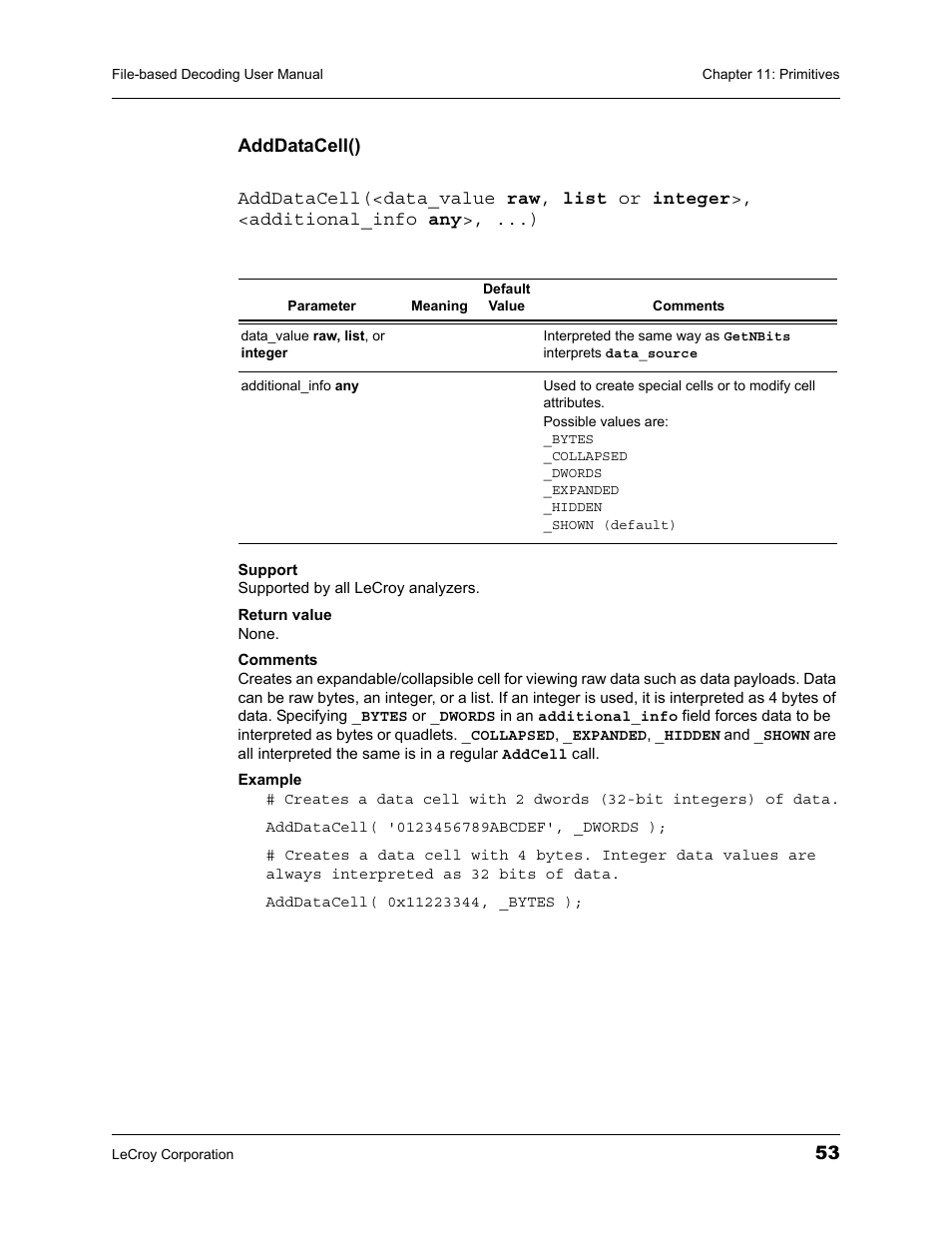Teledyne LeCroy LeCroy Analyzers File Based Decoding Manual User Manual | Page 59 / 82