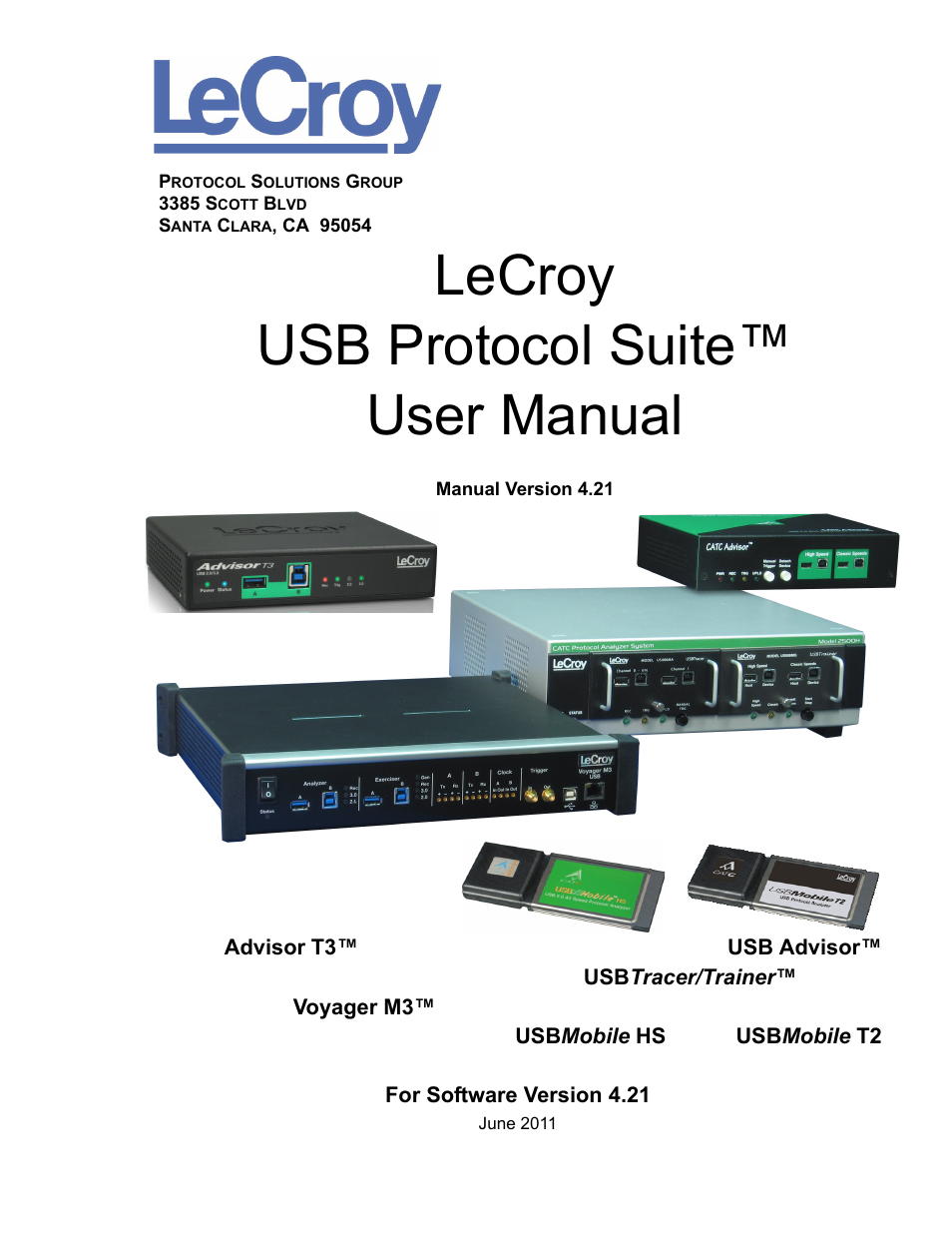 Teledyne LeCroy USBTracer_Trainer - Users Manual User Manual | 388 pages