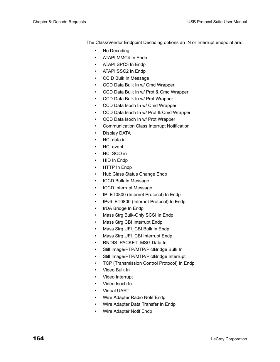 Teledyne LeCroy USBTracer_Trainer - Users Manual User Manual | Page 178 / 388