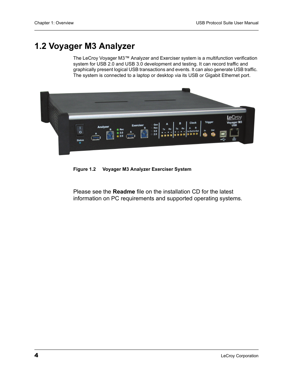 2 voyager m3 analyzer | Teledyne LeCroy USBTracer_Trainer - Users Manual User Manual | Page 18 / 388