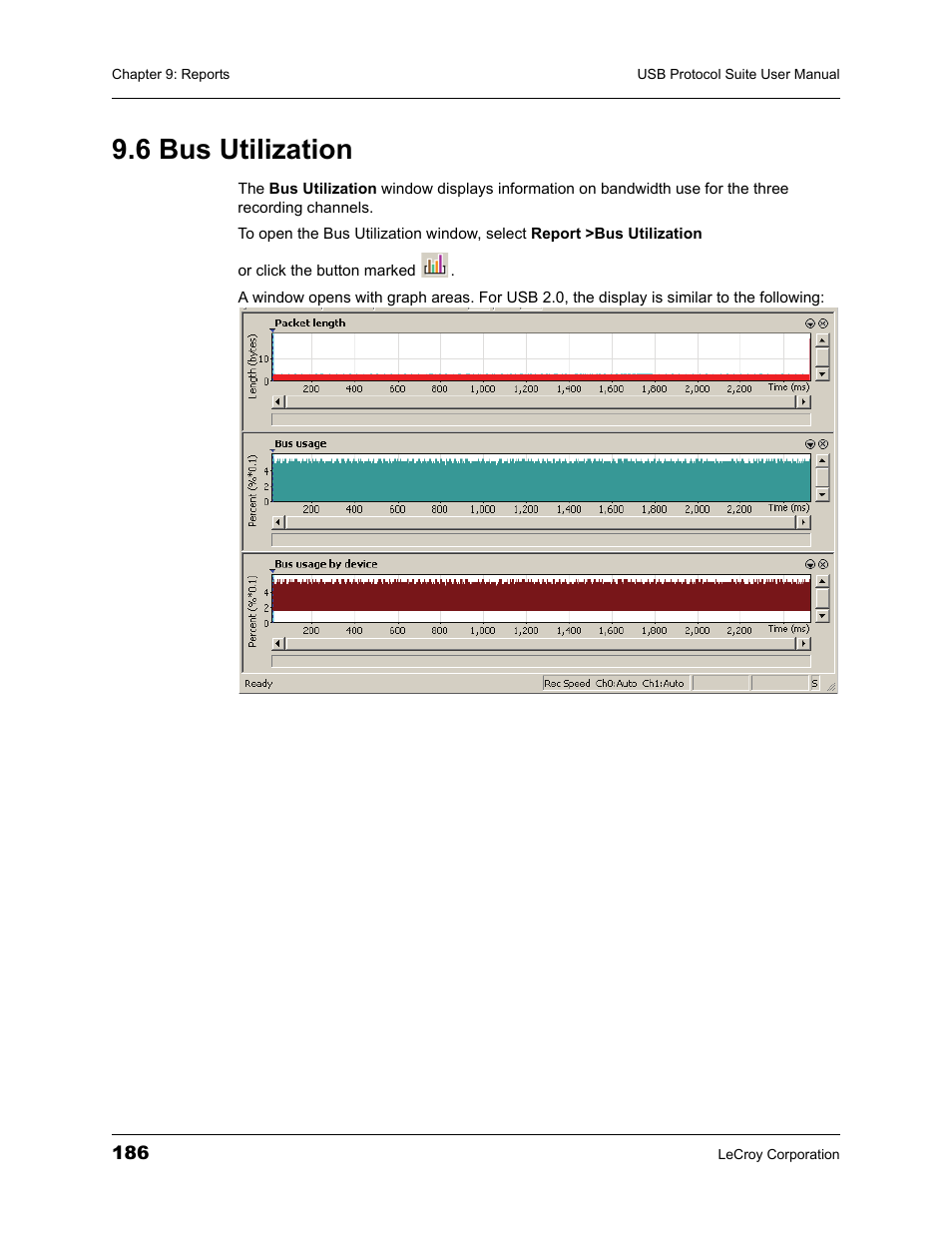 6 bus utilization | Teledyne LeCroy USBTracer_Trainer - Users Manual User Manual | Page 200 / 388