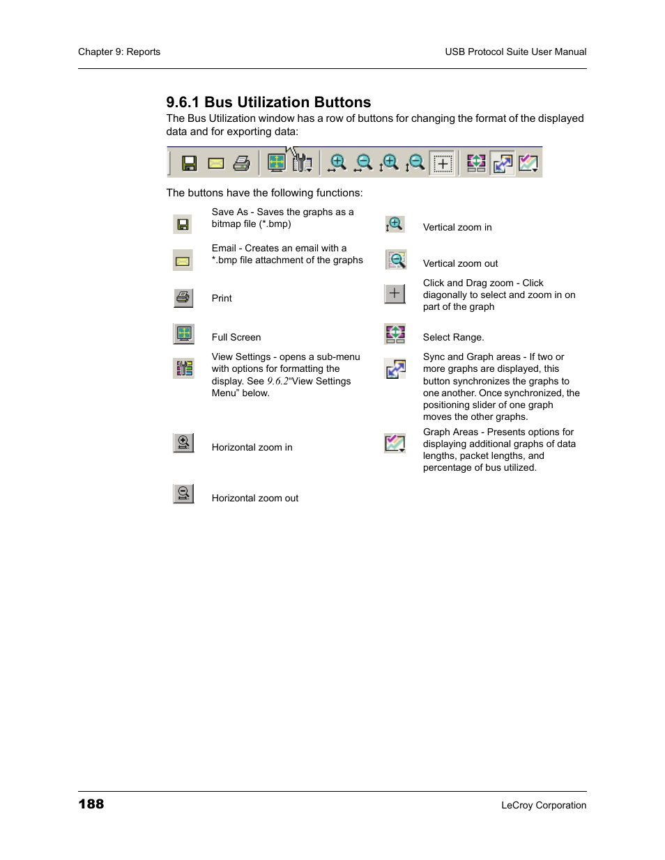 1 bus utilization buttons | Teledyne LeCroy USBTracer_Trainer - Users Manual User Manual | Page 202 / 388