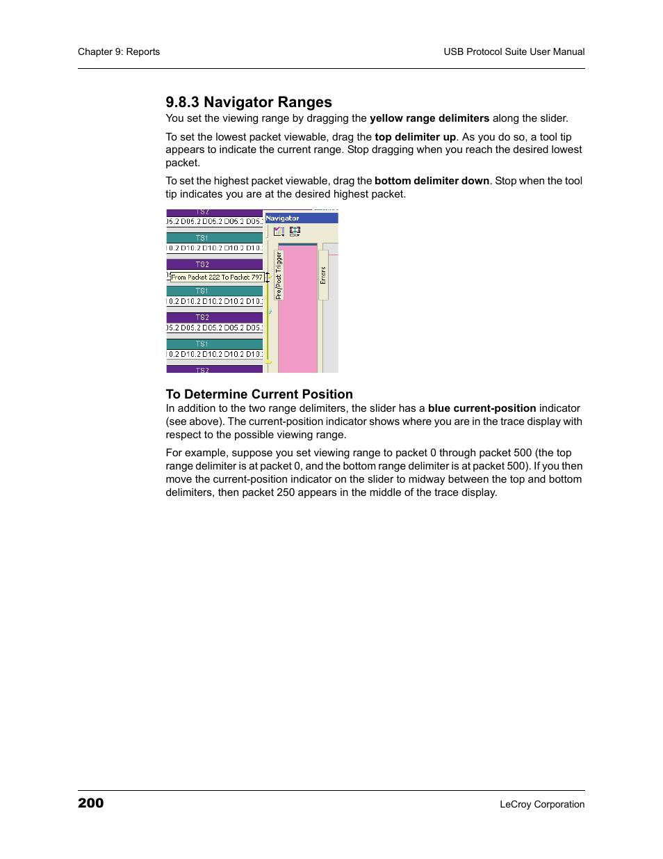 3 navigator ranges | Teledyne LeCroy USBTracer_Trainer - Users Manual User Manual | Page 214 / 388