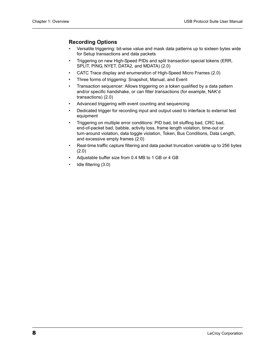 Teledyne LeCroy USBTracer_Trainer - Users Manual User Manual | Page 22 / 388
