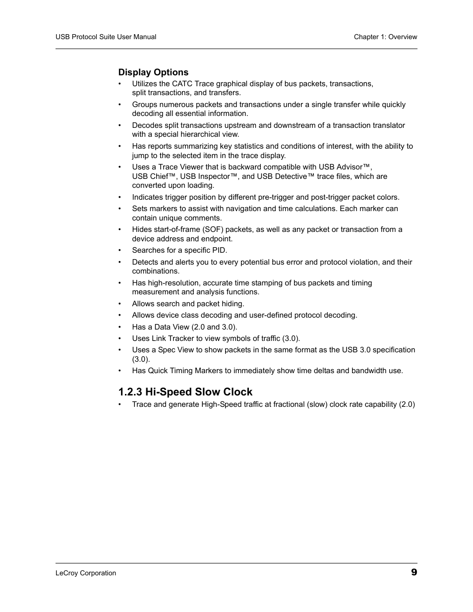 3 hi-speed slow clock | Teledyne LeCroy USBTracer_Trainer - Users Manual User Manual | Page 23 / 388