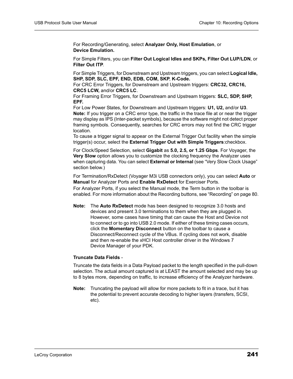 Teledyne LeCroy USBTracer_Trainer - Users Manual User Manual | Page 255 / 388