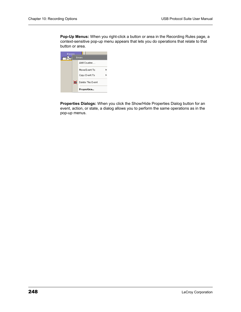 Teledyne LeCroy USBTracer_Trainer - Users Manual User Manual | Page 262 / 388