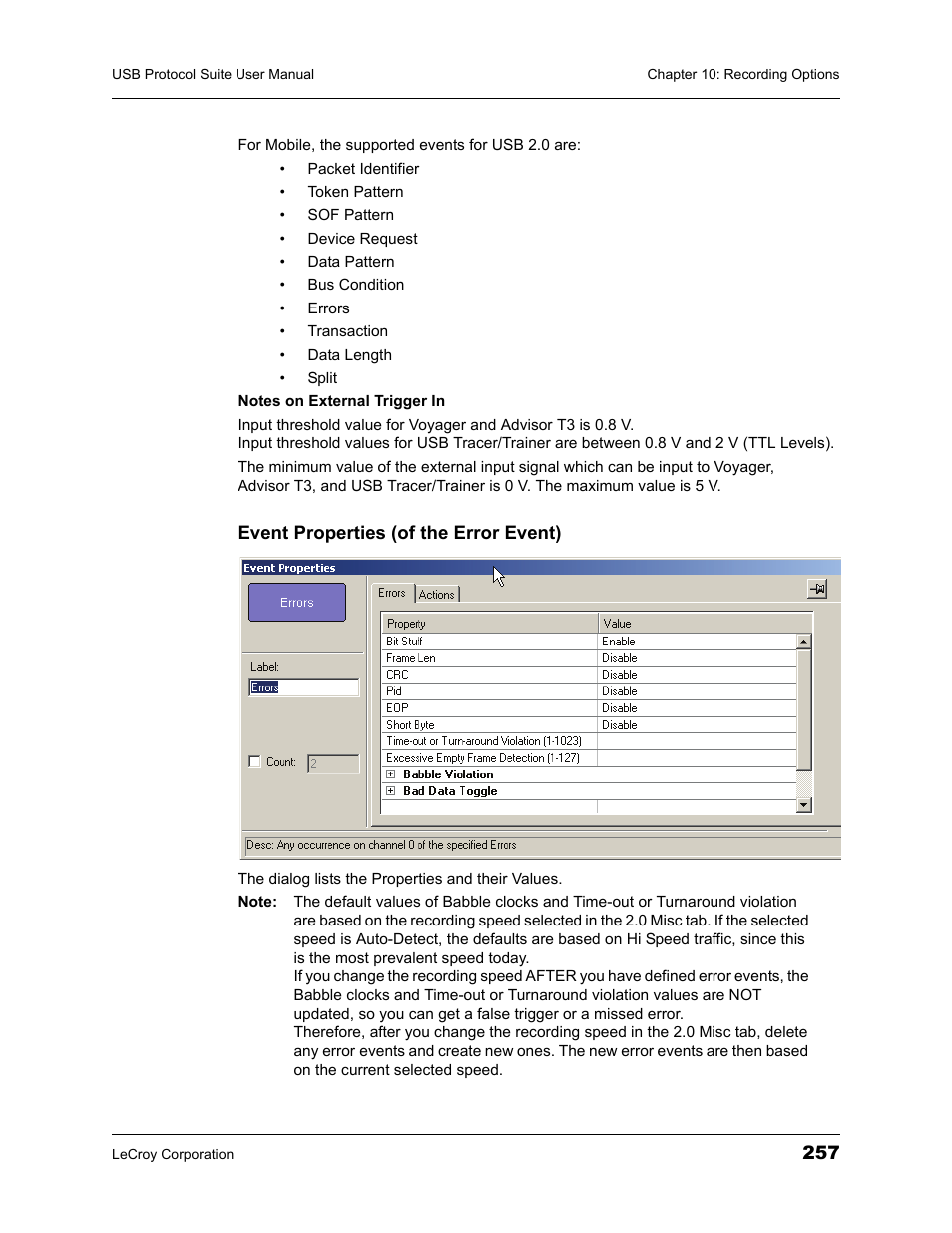 Teledyne LeCroy USBTracer_Trainer - Users Manual User Manual | Page 271 / 388