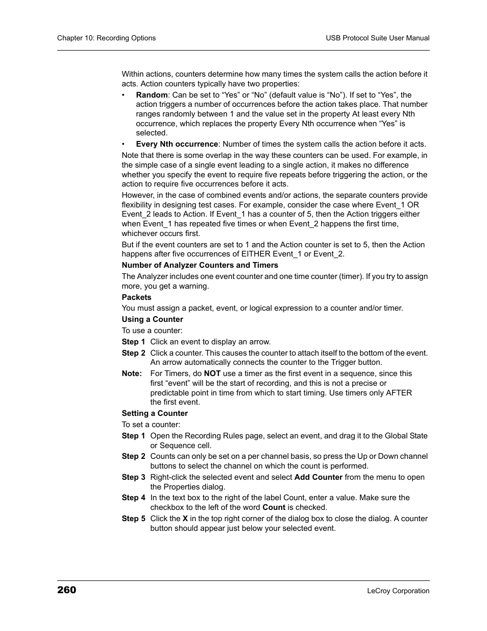 Teledyne LeCroy USBTracer_Trainer - Users Manual User Manual | Page 274 / 388