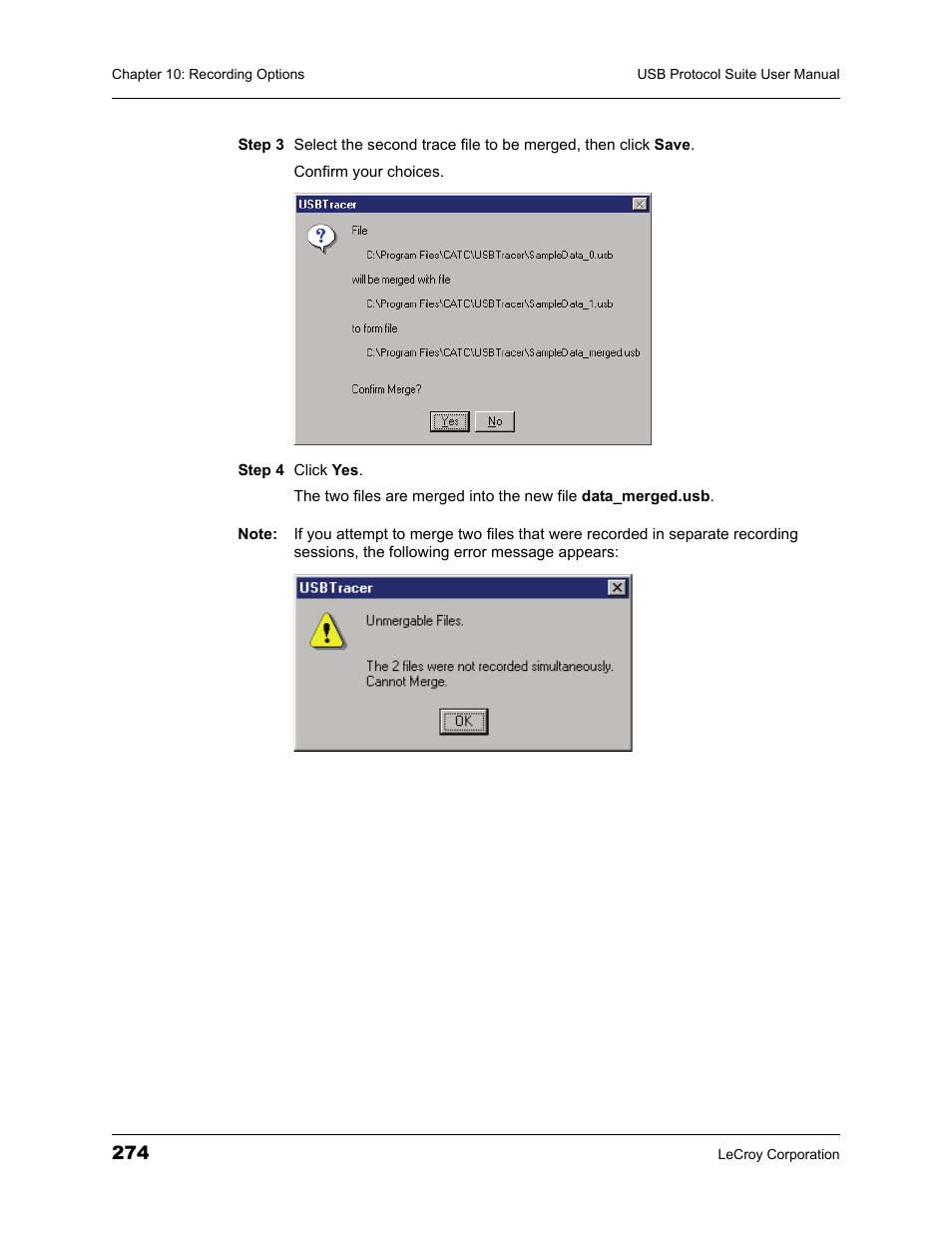 Teledyne LeCroy USBTracer_Trainer - Users Manual User Manual | Page 288 / 388