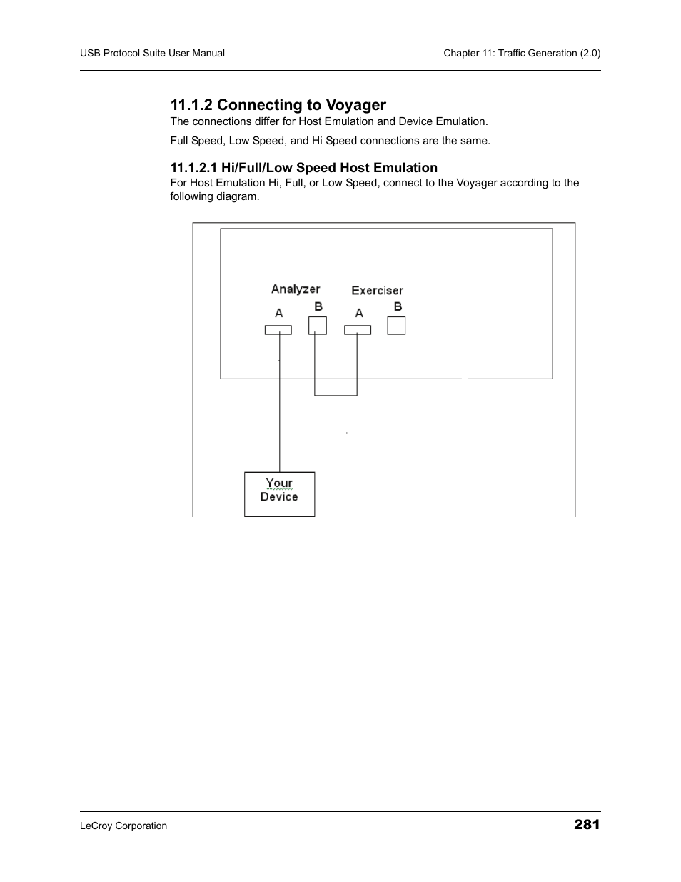 2 connecting to voyager | Teledyne LeCroy USBTracer_Trainer - Users Manual User Manual | Page 295 / 388
