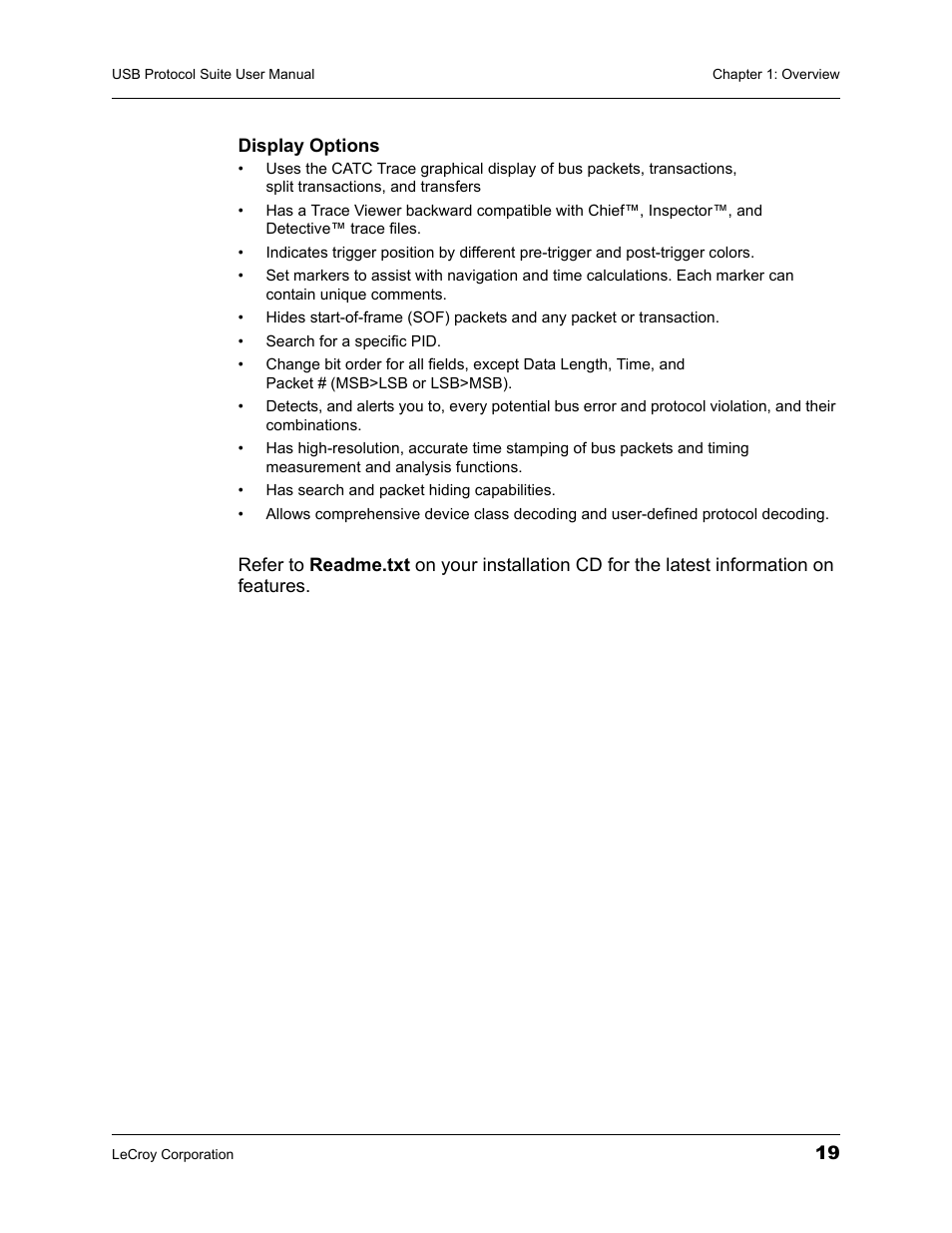 Teledyne LeCroy USBTracer_Trainer - Users Manual User Manual | Page 33 / 388