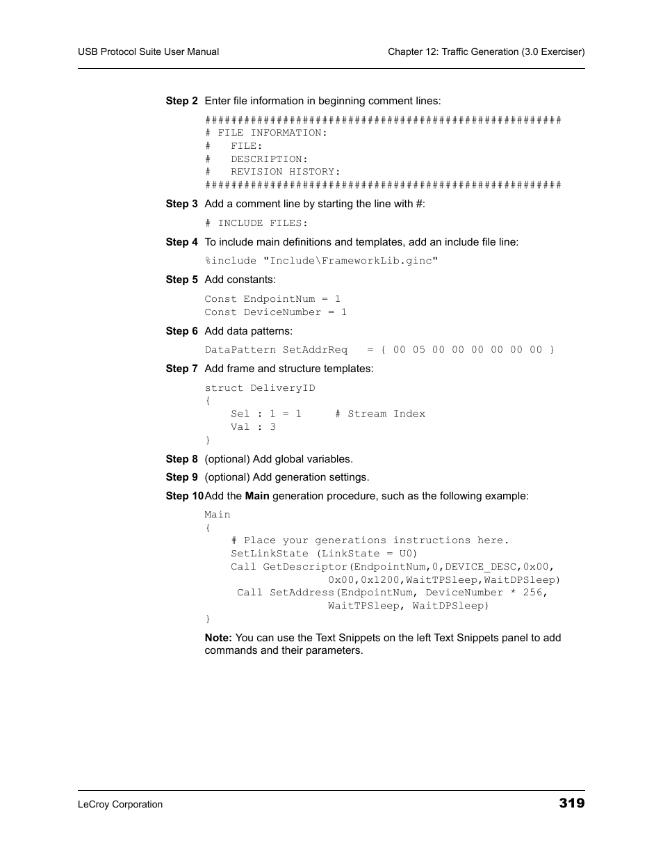 Teledyne LeCroy USBTracer_Trainer - Users Manual User Manual | Page 333 / 388