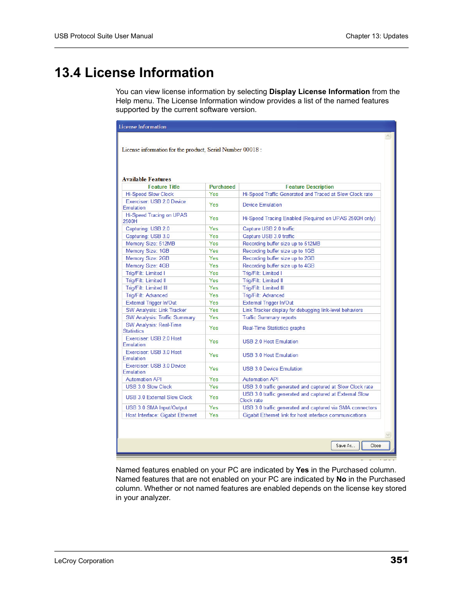 4 license information | Teledyne LeCroy USBTracer_Trainer - Users Manual User Manual | Page 365 / 388