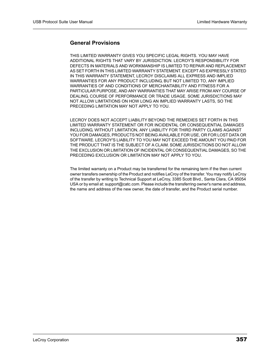 Teledyne LeCroy USBTracer_Trainer - Users Manual User Manual | Page 371 / 388