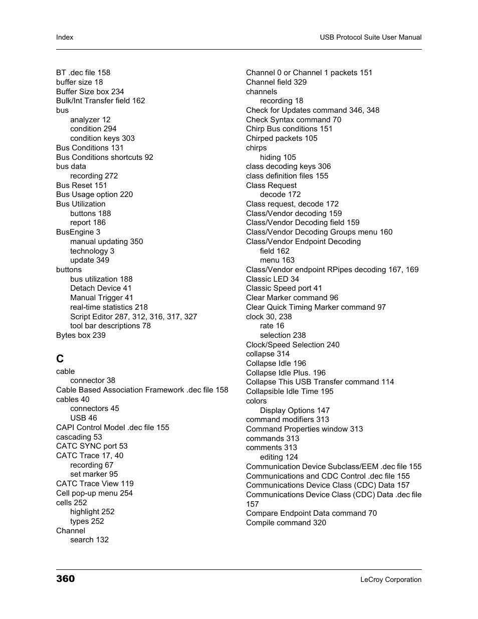 Teledyne LeCroy USBTracer_Trainer - Users Manual User Manual | Page 374 / 388