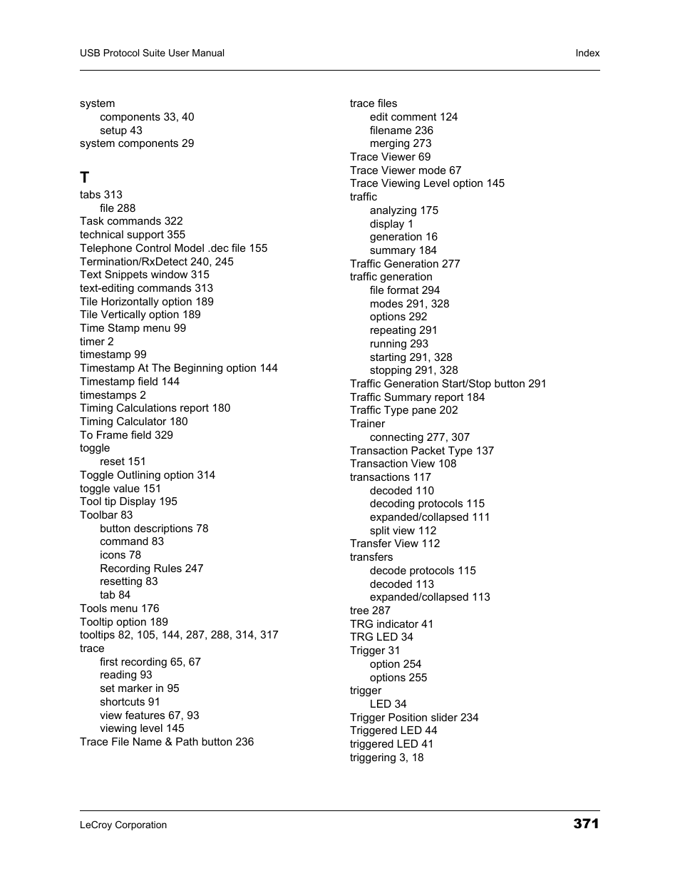 Teledyne LeCroy USBTracer_Trainer - Users Manual User Manual | Page 385 / 388