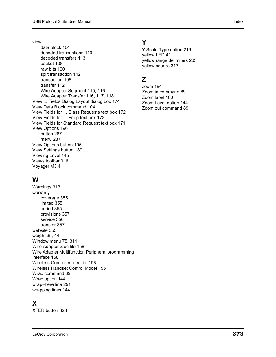 Teledyne LeCroy USBTracer_Trainer - Users Manual User Manual | Page 387 / 388