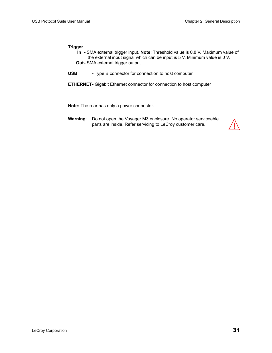 Teledyne LeCroy USBTracer_Trainer - Users Manual User Manual | Page 45 / 388
