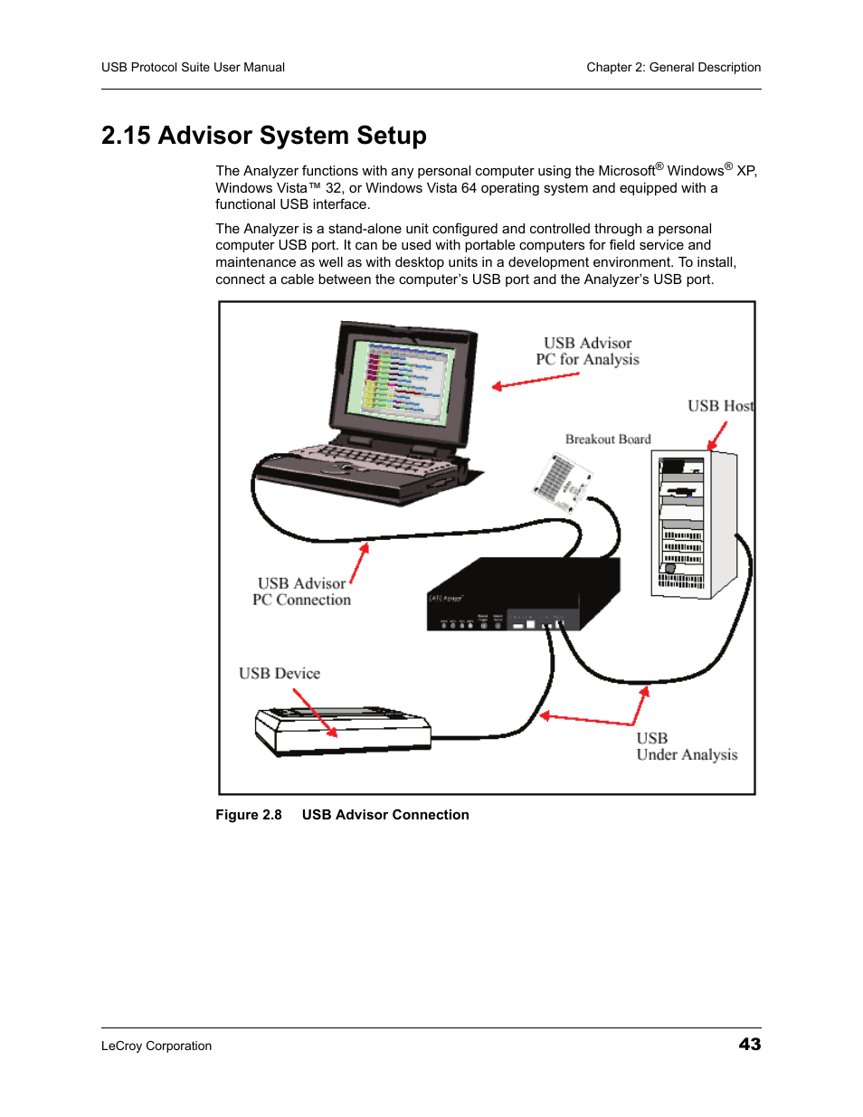 15 advisor system setup | Teledyne LeCroy USBTracer_Trainer - Users Manual User Manual | Page 57 / 388