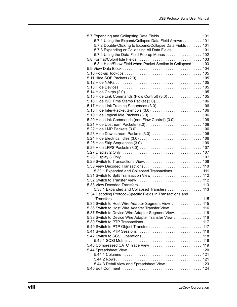 Teledyne LeCroy USBTracer_Trainer - Users Manual User Manual | Page 8 / 388