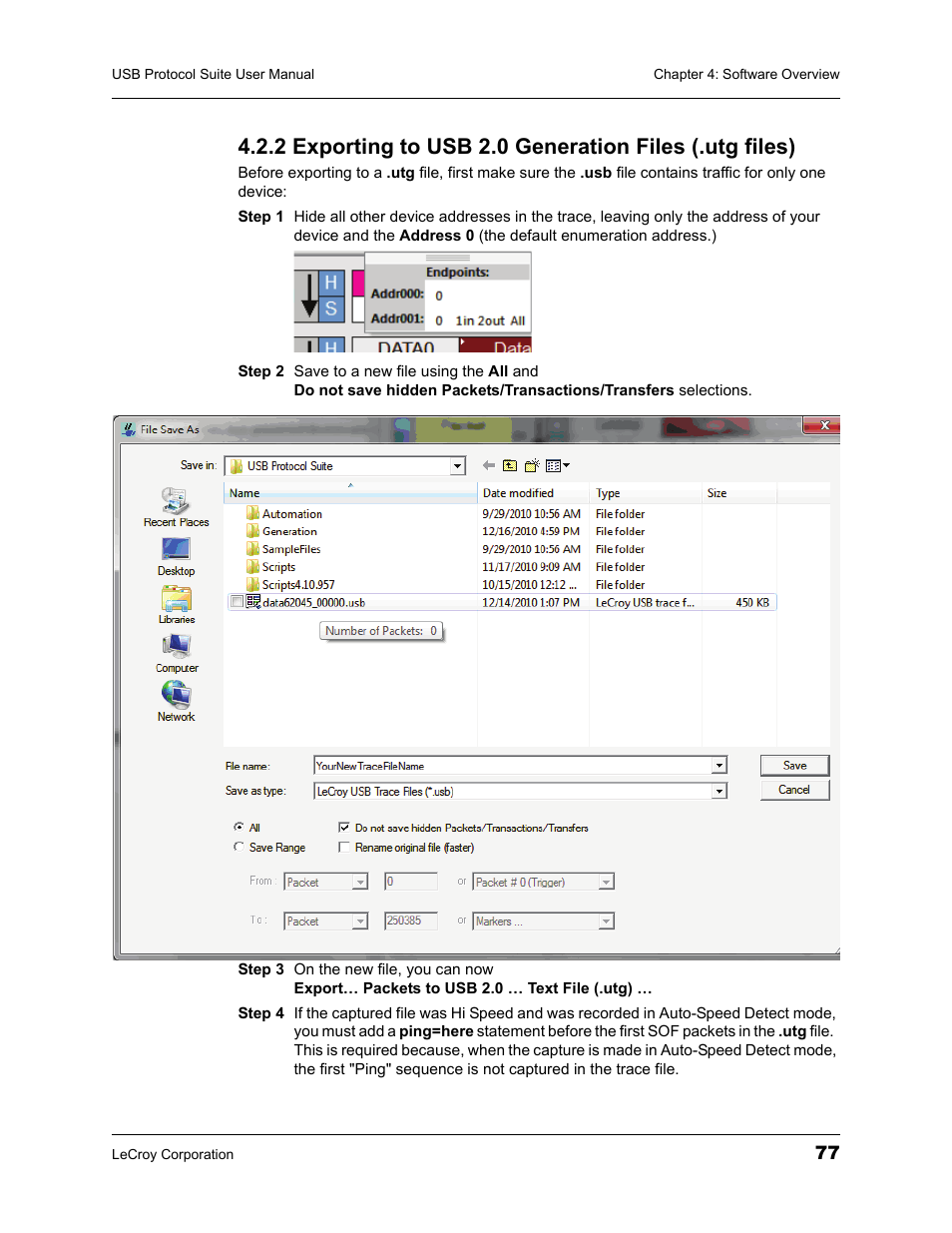 Teledyne LeCroy USBTracer_Trainer - Users Manual User Manual | Page 91 / 388