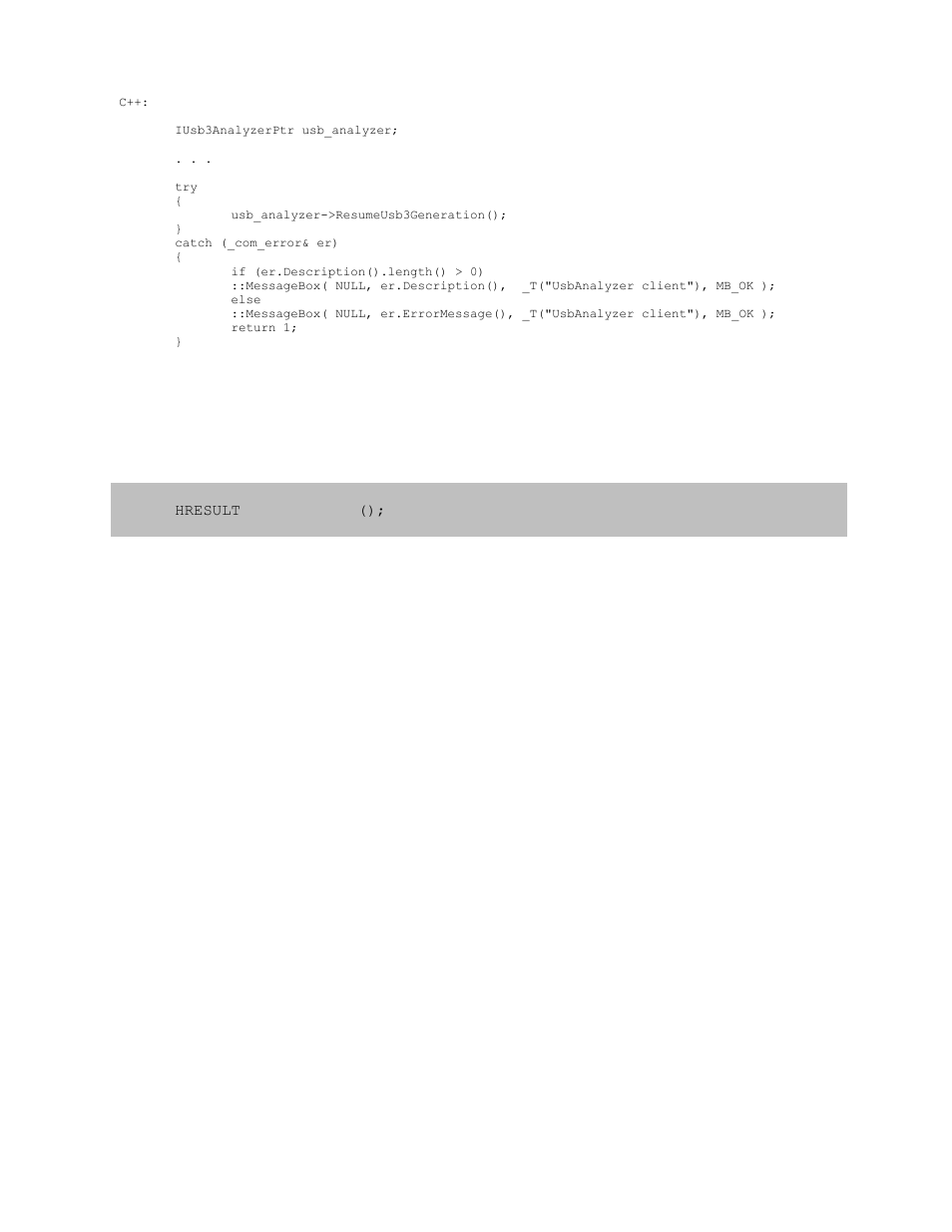 18 iusbanalyzer::usbunplugplug, Iusbanalyzer::usbunplugplug | Teledyne LeCroy USB Analyzer Automation Manual User Manual | Page 35 / 144