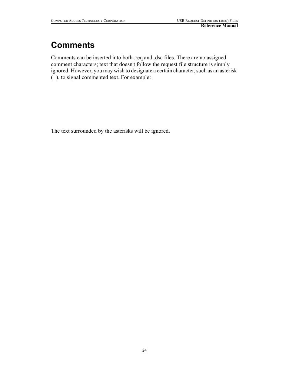 Comments | Teledyne LeCroy USB Chief - File Based Decode Manual User Manual | Page 28 / 36