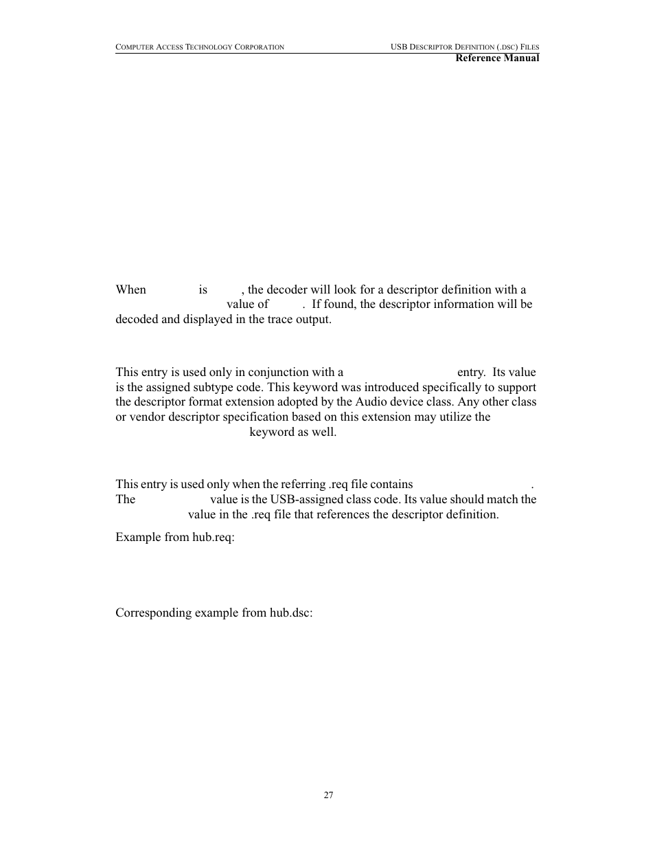 Descriptorsubtype, Classcode, Descriptorsubtype classcode | Teledyne LeCroy USB Chief - File Based Decode Manual User Manual | Page 31 / 36
