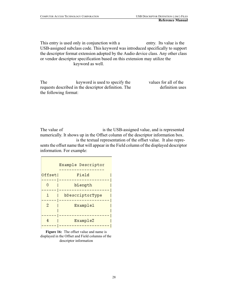 Subclasscode, Alloffsets, Subclasscode alloffsets | Teledyne LeCroy USB Chief - File Based Decode Manual User Manual | Page 32 / 36