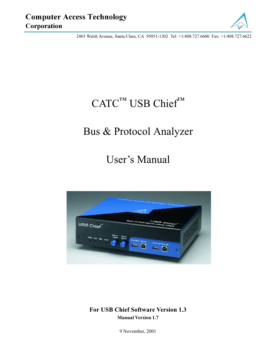 Teledyne LeCroy USB Chief - Users Manual User Manual | 133 pages